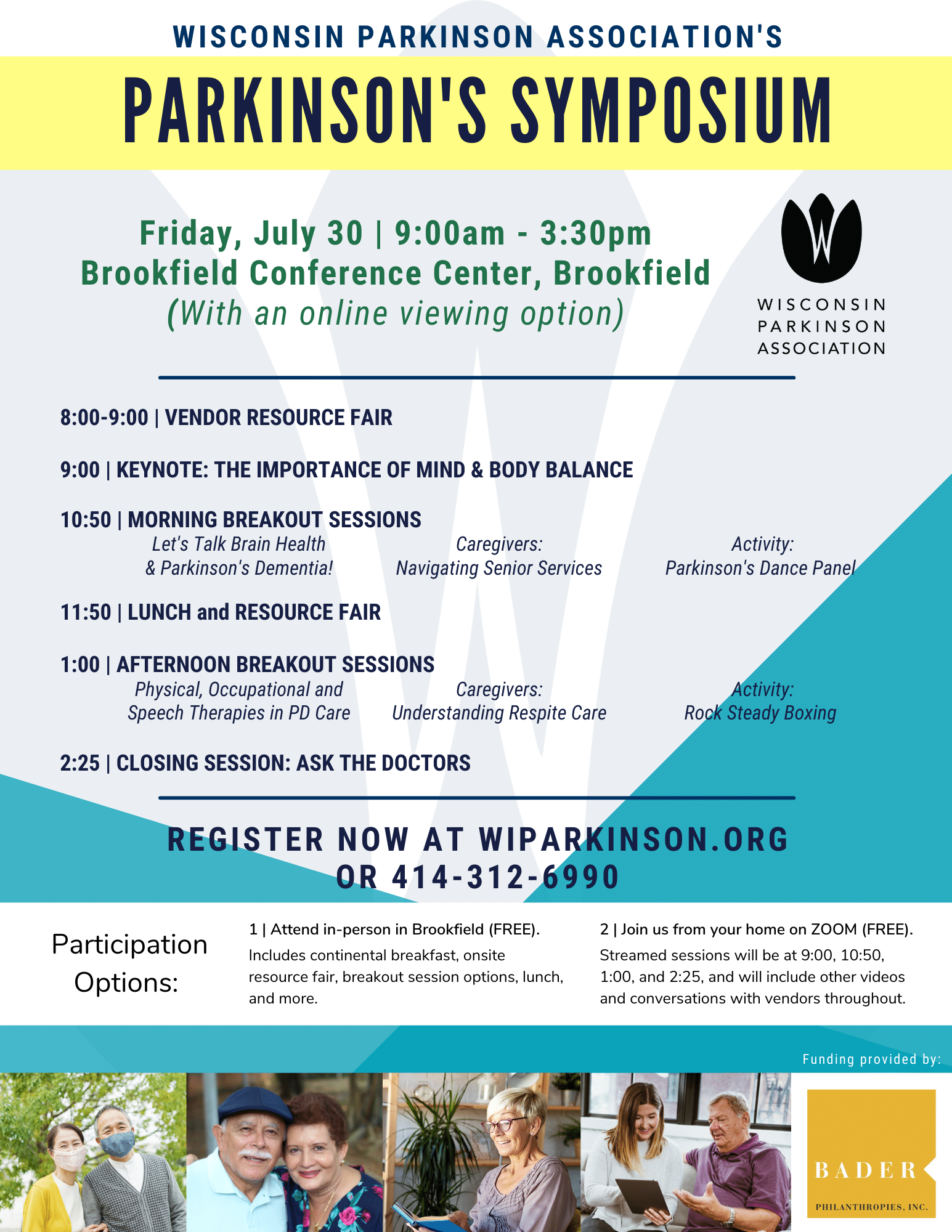 Knowledge is Power! Check out this oneday Parkinson's Symposium on